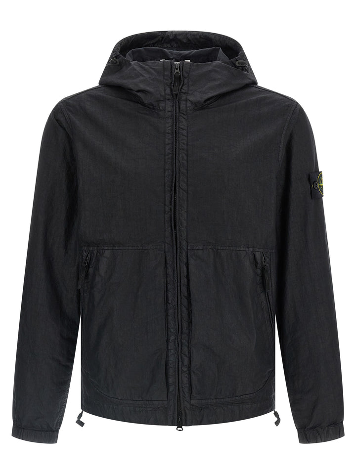 Stone Island Black Polyamide Shell Jacket