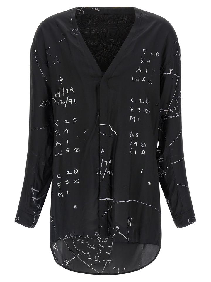 Rick Owens Black Viscose Blouse