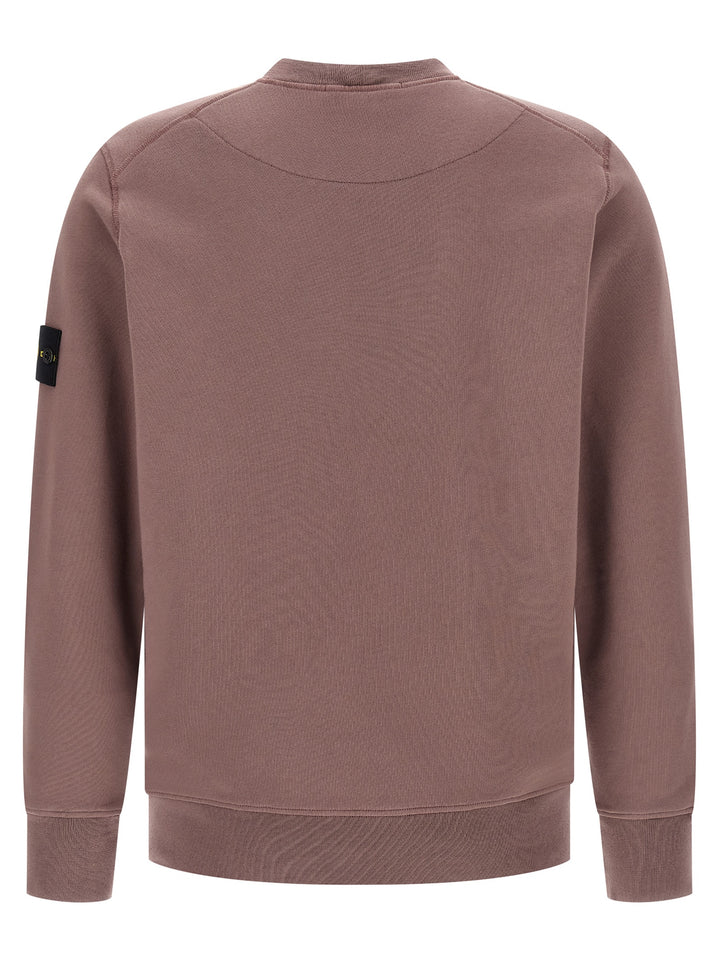 Stone Island Purple Cotton Sweatshirt