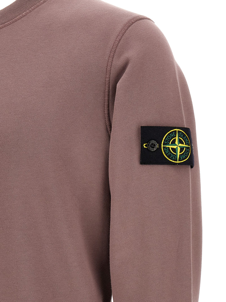 Stone Island Purple Cotton Sweatshirt