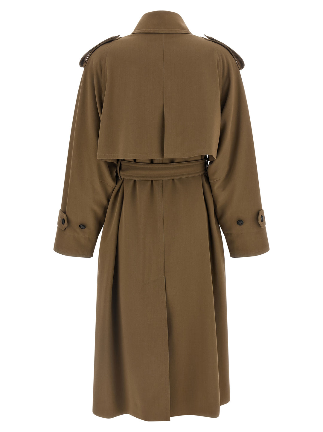 Max Mara Brown Virgin Wool Coat