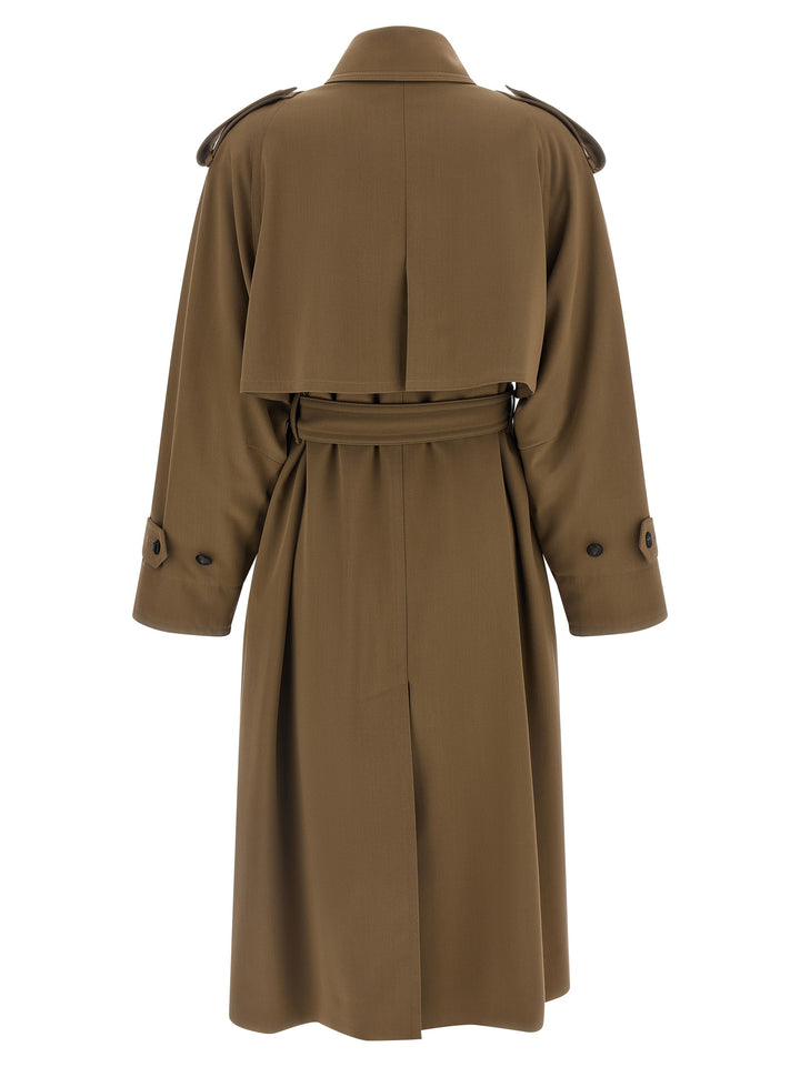 Max Mara Brown Virgin Wool Coat