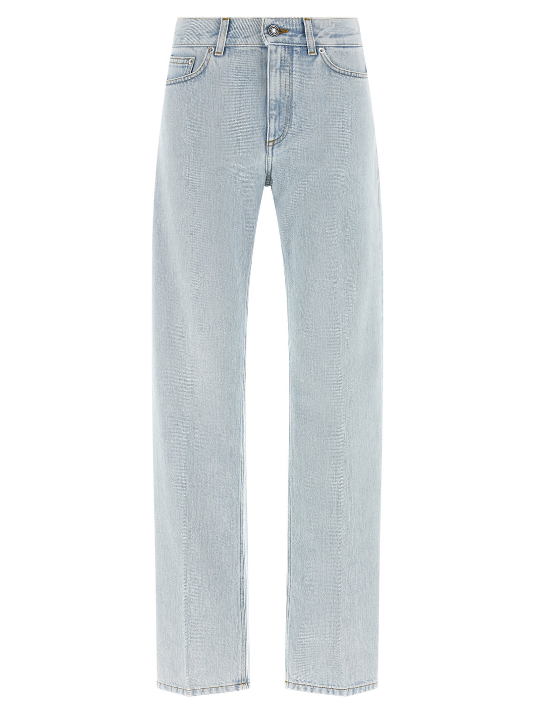 Givenchy Blue Cotton Straight-Leg Jeans