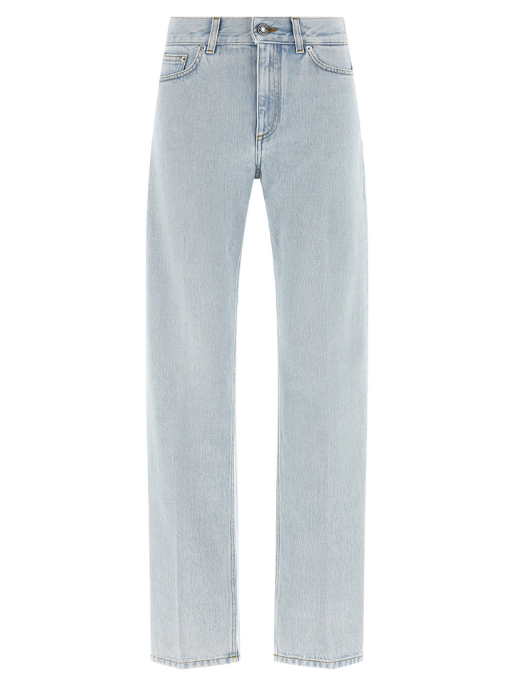 Givenchy Blue Cotton Straight-Leg Jeans