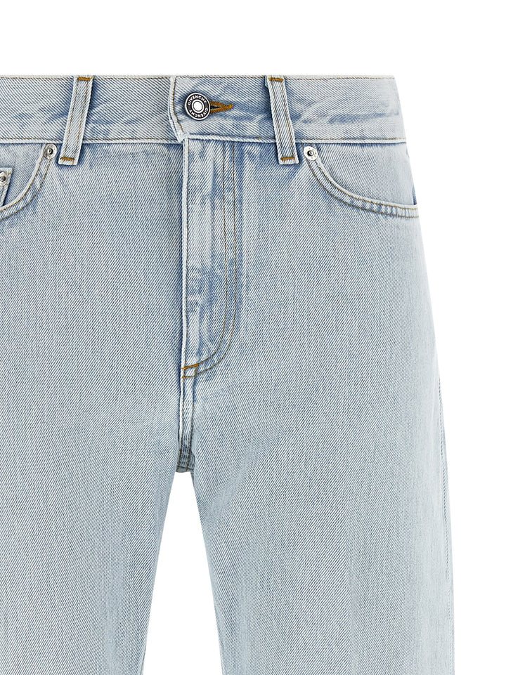 Givenchy Blue Cotton Straight-Leg Jeans