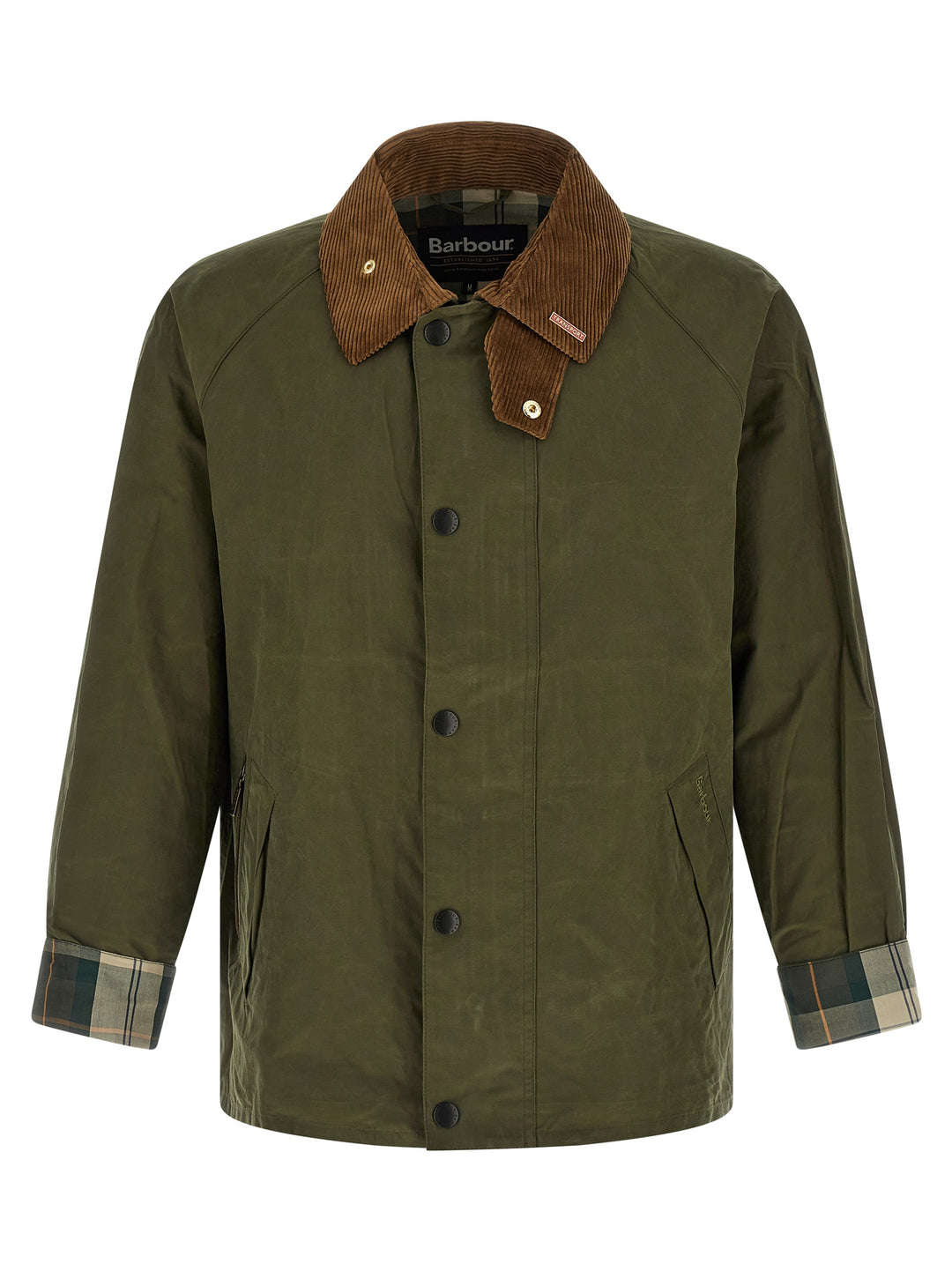 Barbour Bicolor Cotton Full-Length Jacket