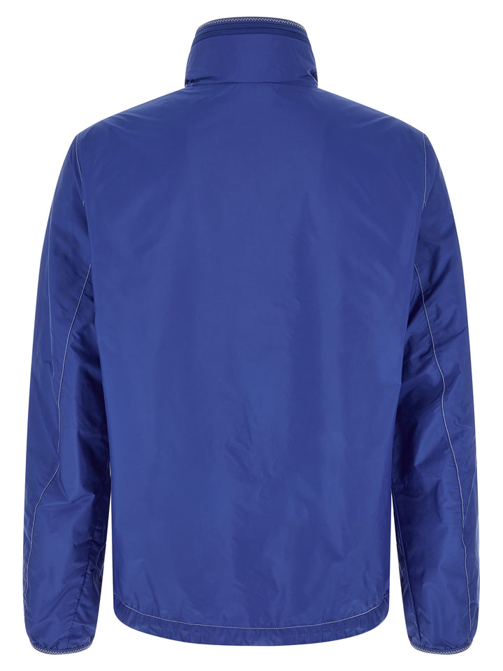 Moncler Blue Polyamide Shell Jacket