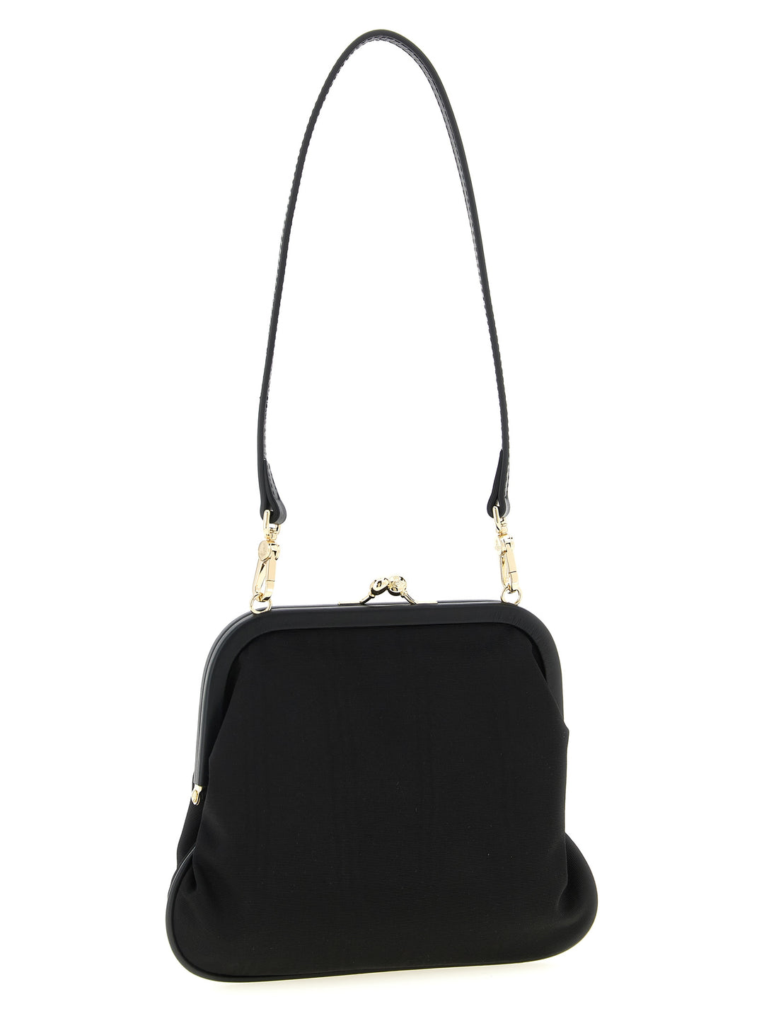 Vivienne Westwood Black Viscose Clutch Bag