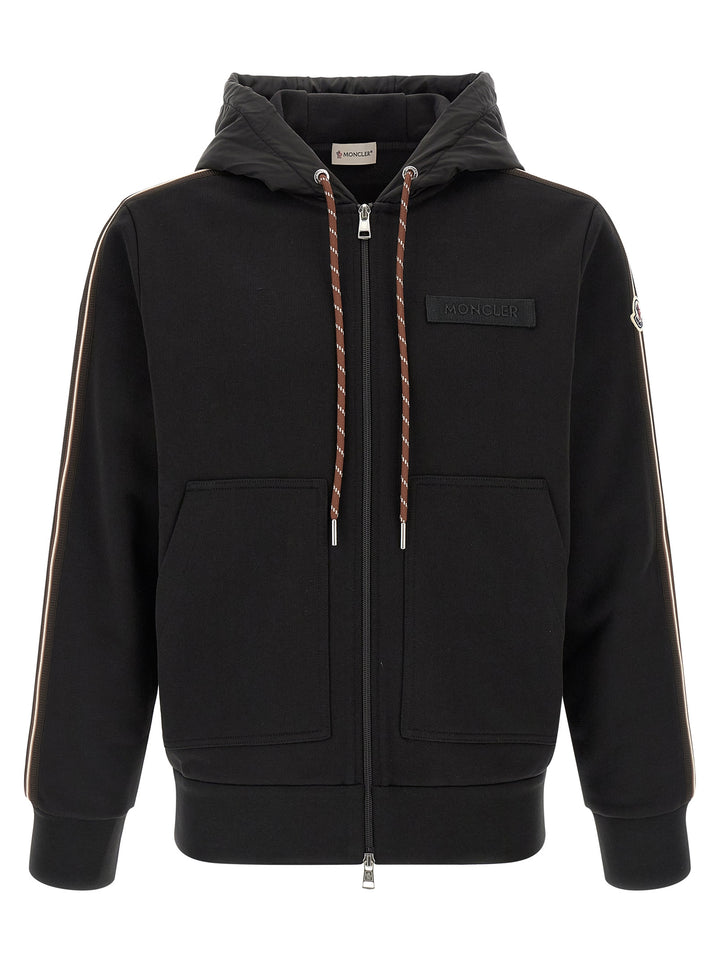 Moncler Black Polyamide Sweatshirt
