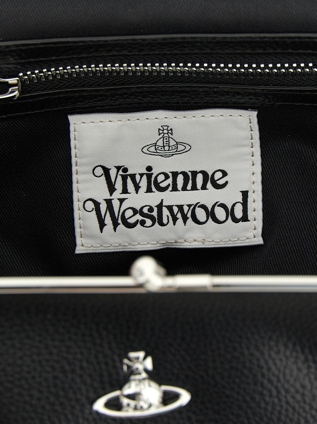 Vivienne Westwood Black Polyethylene Handbag
