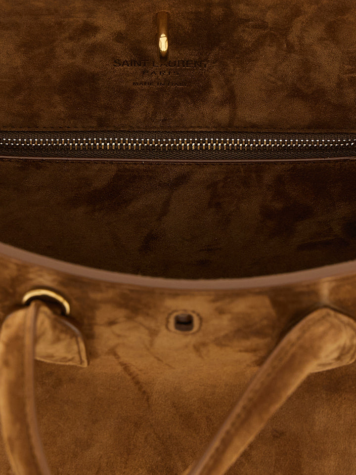 Saint Laurent Brown Calfskin Handbag