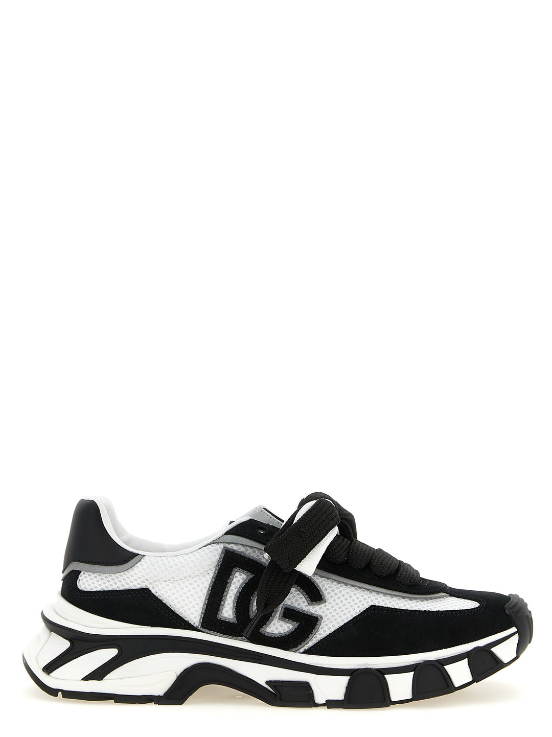 Dolce &amp; Gabbana Bicolor Polyester Athletic Sneakers