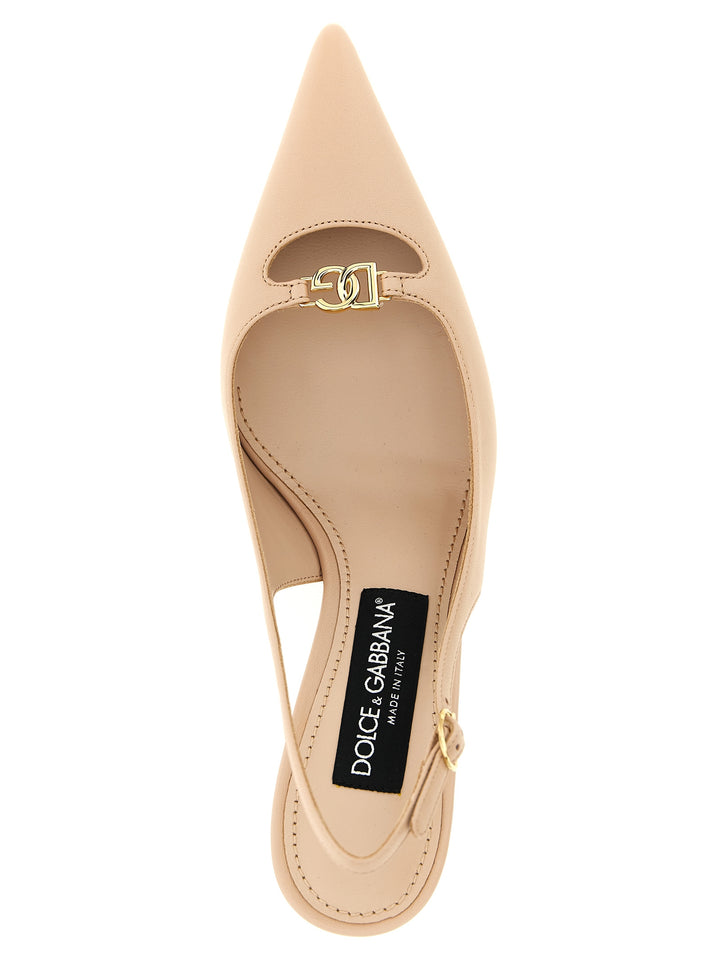 Dolce &amp; Gabbana Multicolor Lamb Leather Mid Heel Pumps