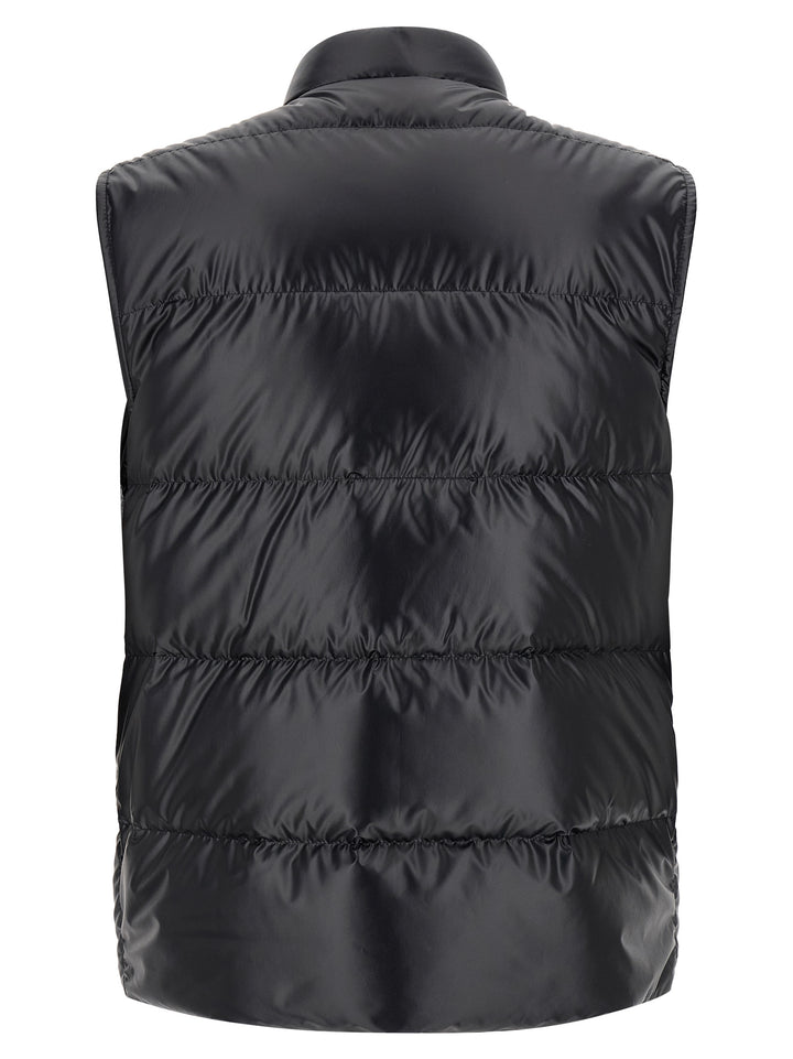 Moncler Blue Polyester Sleeveless Jacket
