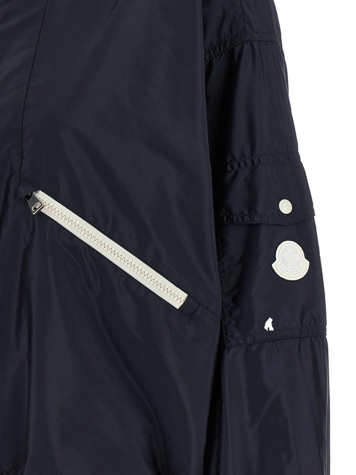 Moncler Blue Polyamide Shell Jacket