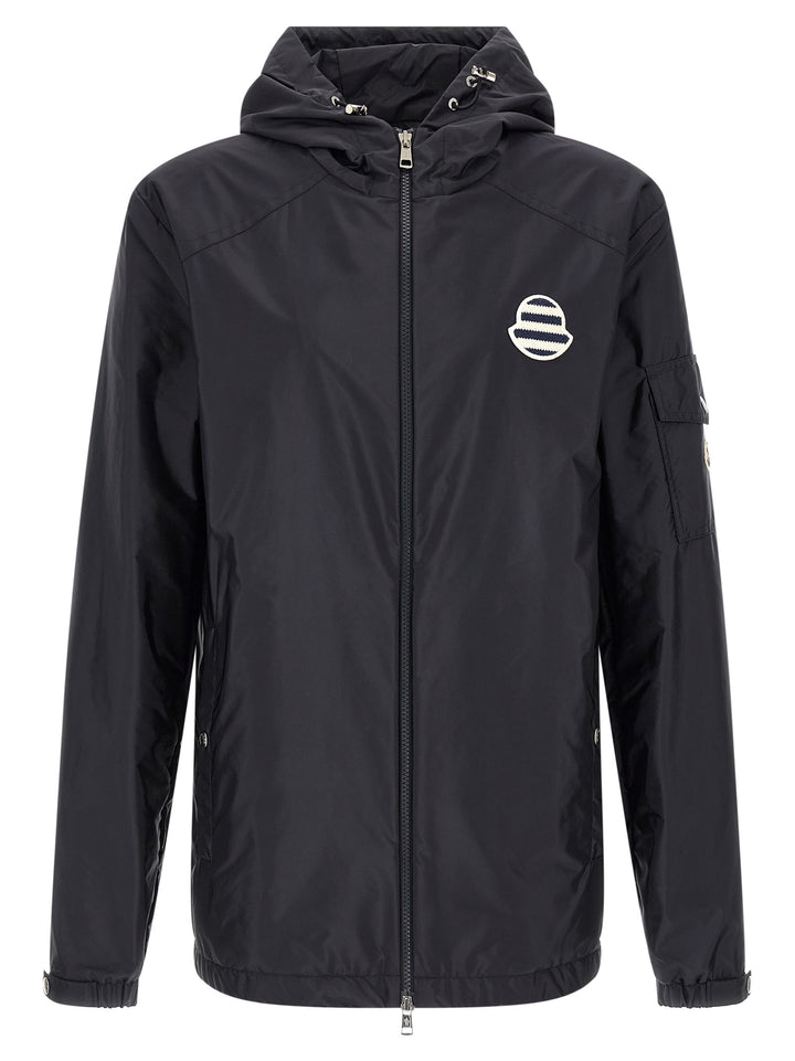Moncler Blue Polyamide Shell Jacket