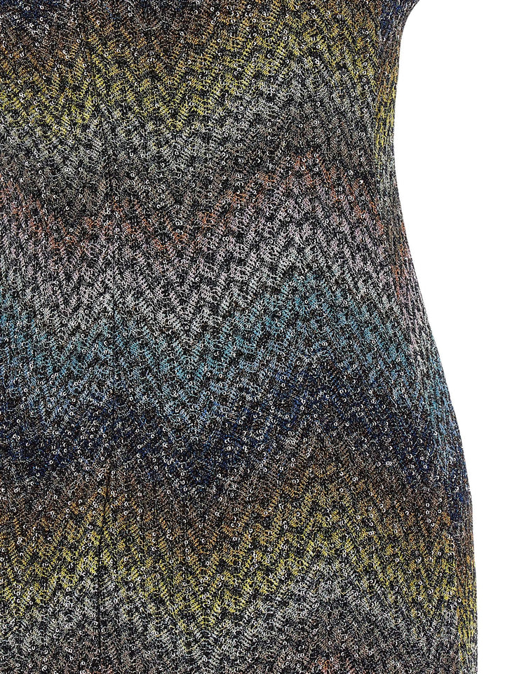 Missoni Multicolor Viscose Short Dress