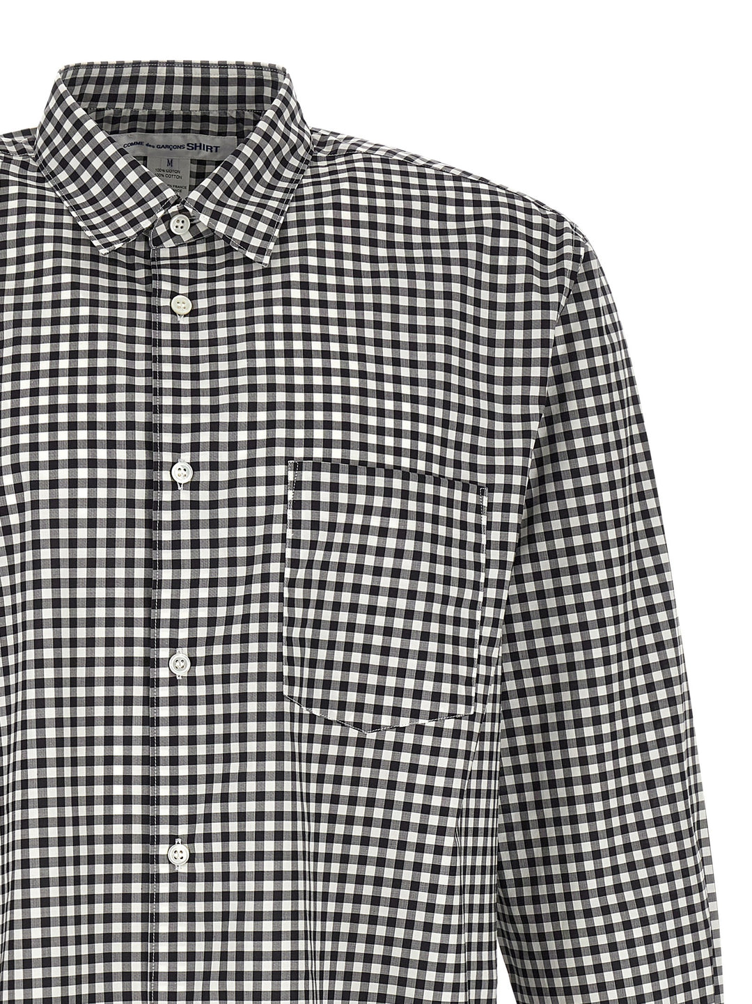 Comme Des Garçons Black Cotton Blouse