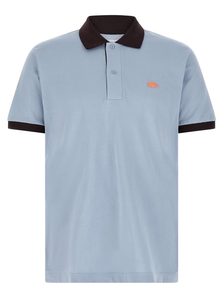 Lacoste Blue Cotton Polo Shirt