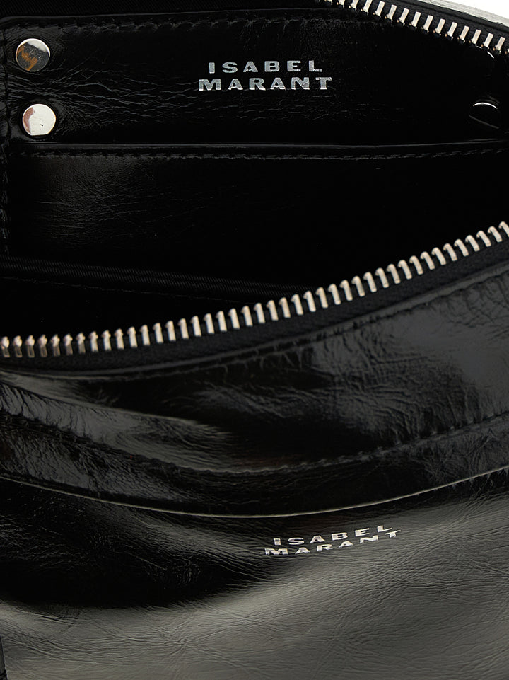 Isabel Marant Black Calfskin Crossbody Bag