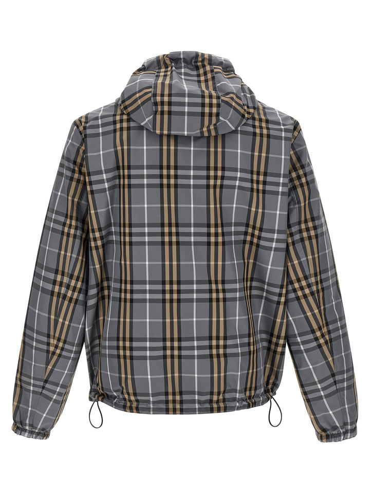 Burberry Multicolor Polyester Shell Jacket