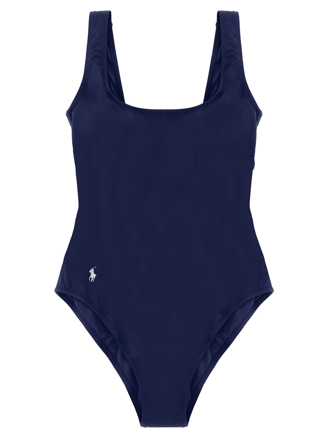Polo Ralph Lauren Blue Nylon One-Piece Swimsuit