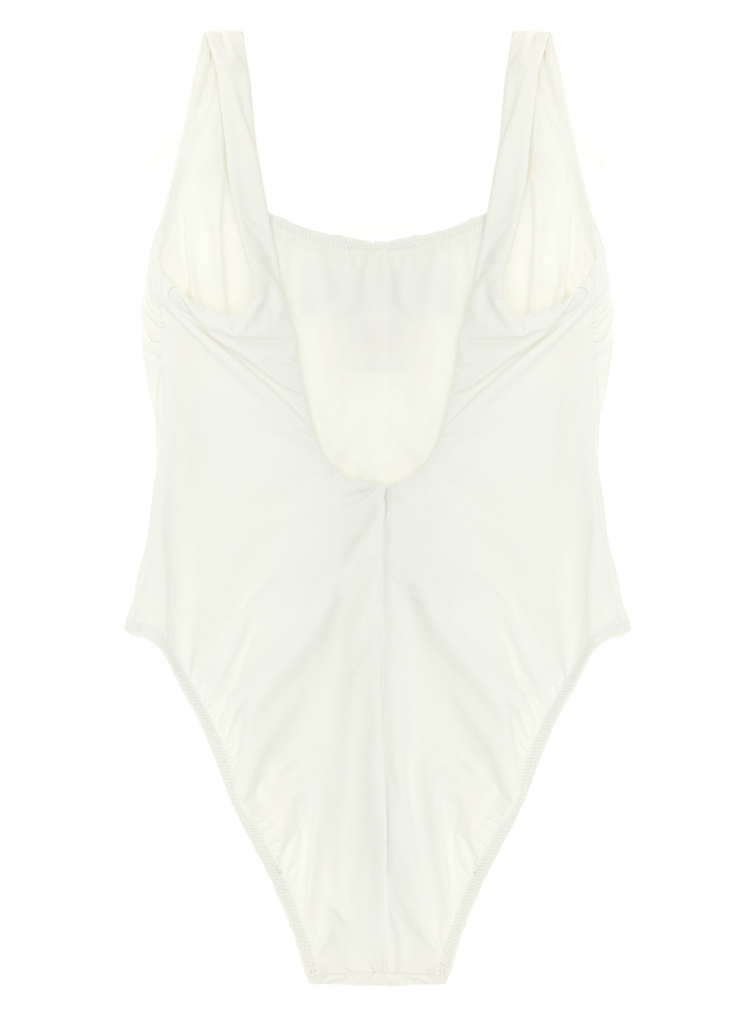 Polo Ralph Lauren White Nylon One-Piece Swimsuit