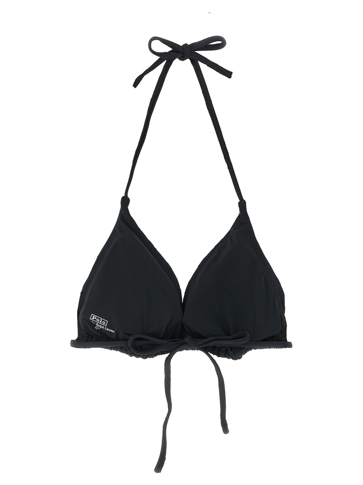 Polo Ralph Lauren Black Recycled Polyester Bikini