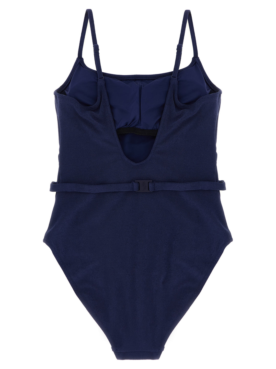 Polo Ralph Lauren Blue Polyester One-Piece Swimsuit