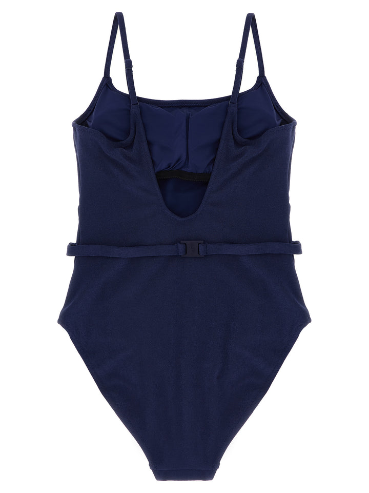 Polo Ralph Lauren Blue Polyester One-Piece Swimsuit