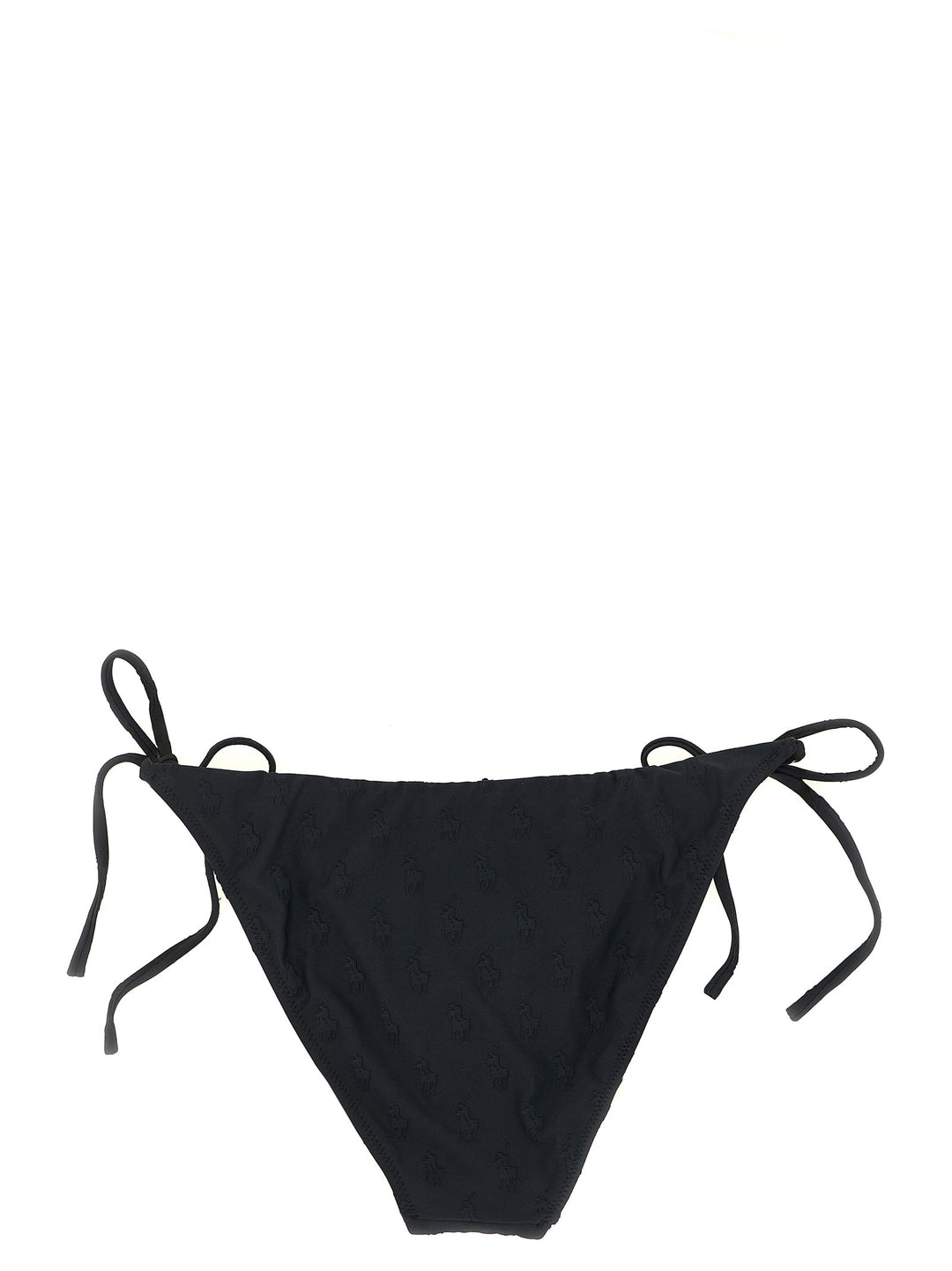 Polo Ralph Lauren Black Recycled Polyester Bikini