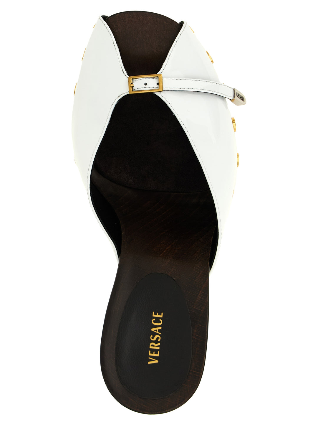 Versace Bicolor Calfskin High Heel Pumps