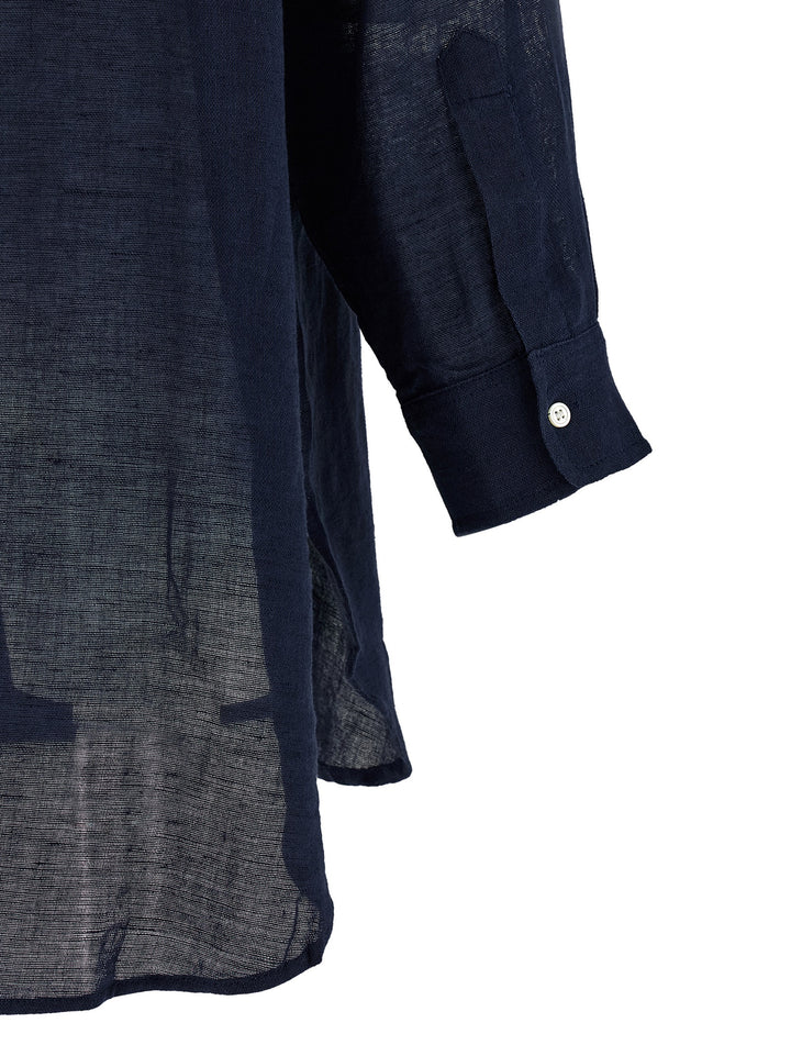 Polo Ralph Lauren Blue Organic Cotton Blouse