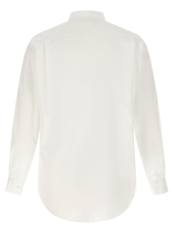 Comme Des Garçons White Cotton Blouse