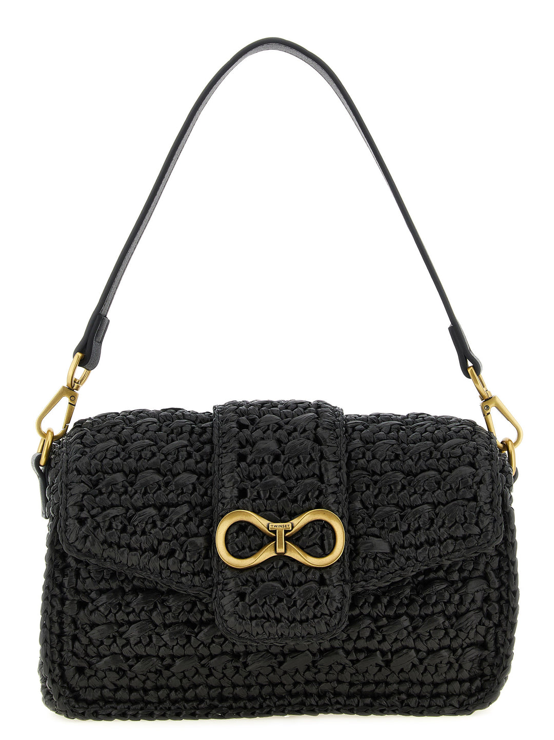 Twinset Black Polypropylene Crossbody Bag
