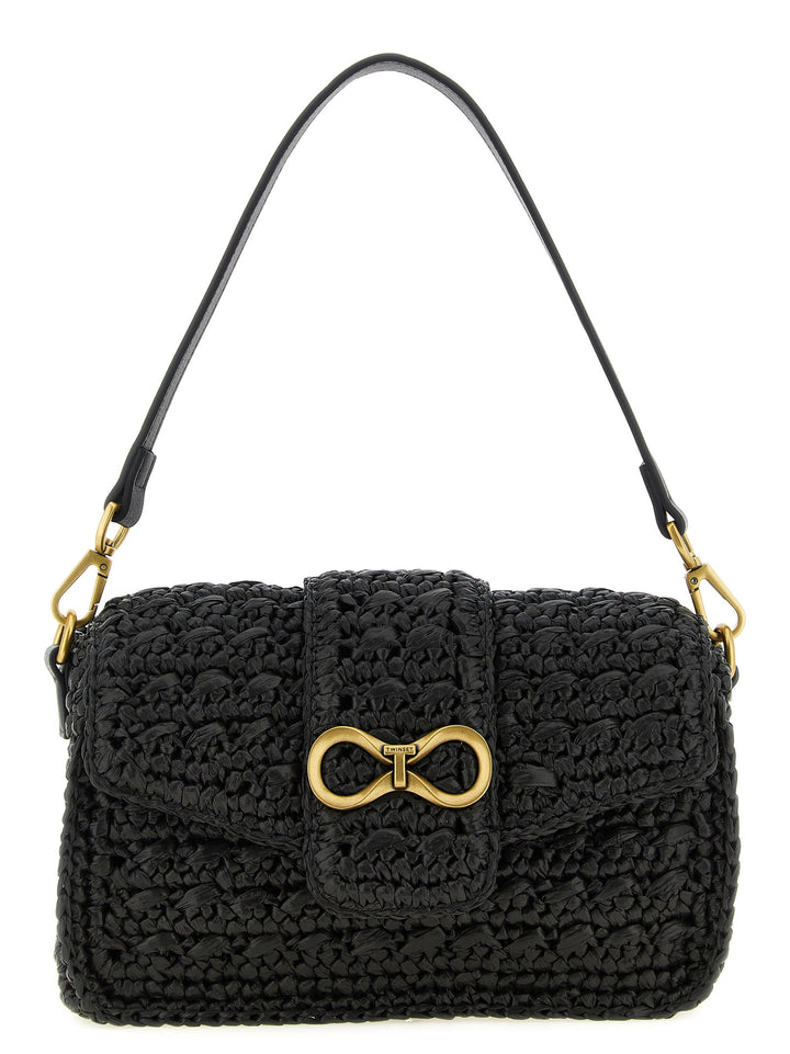 Twinset Black Polypropylene Crossbody Bag