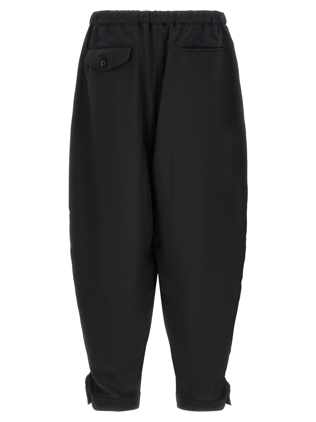 Comme Des Garçons Black Polyester Casual Pants