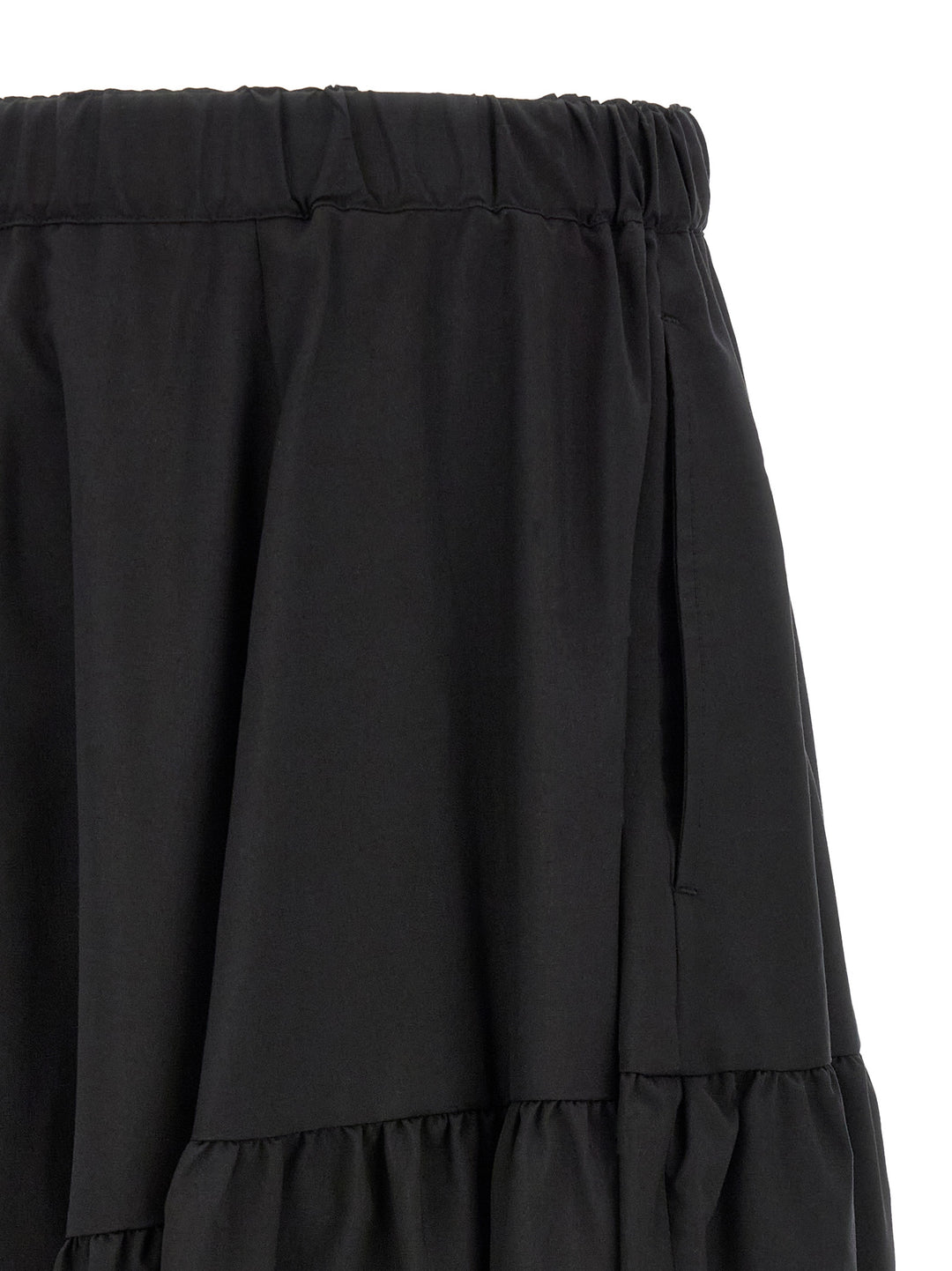 Comme Des Garçons Black Polyester Casual Pants
