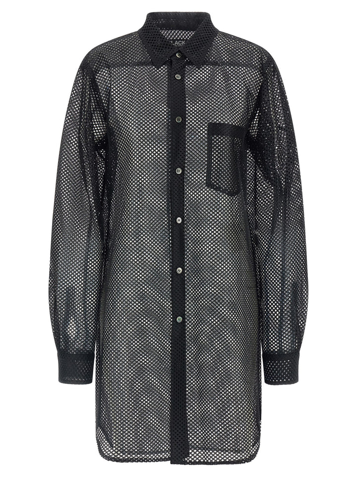Comme Des Garçons Black Polyester Blouse