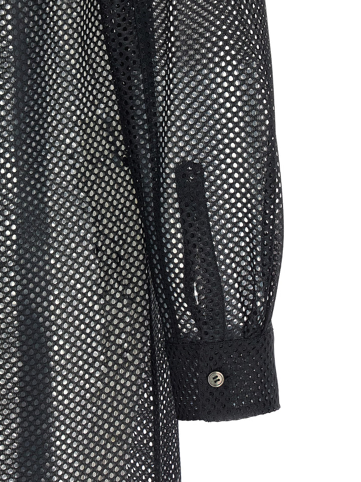 Comme Des Garçons Black Polyester Blouse