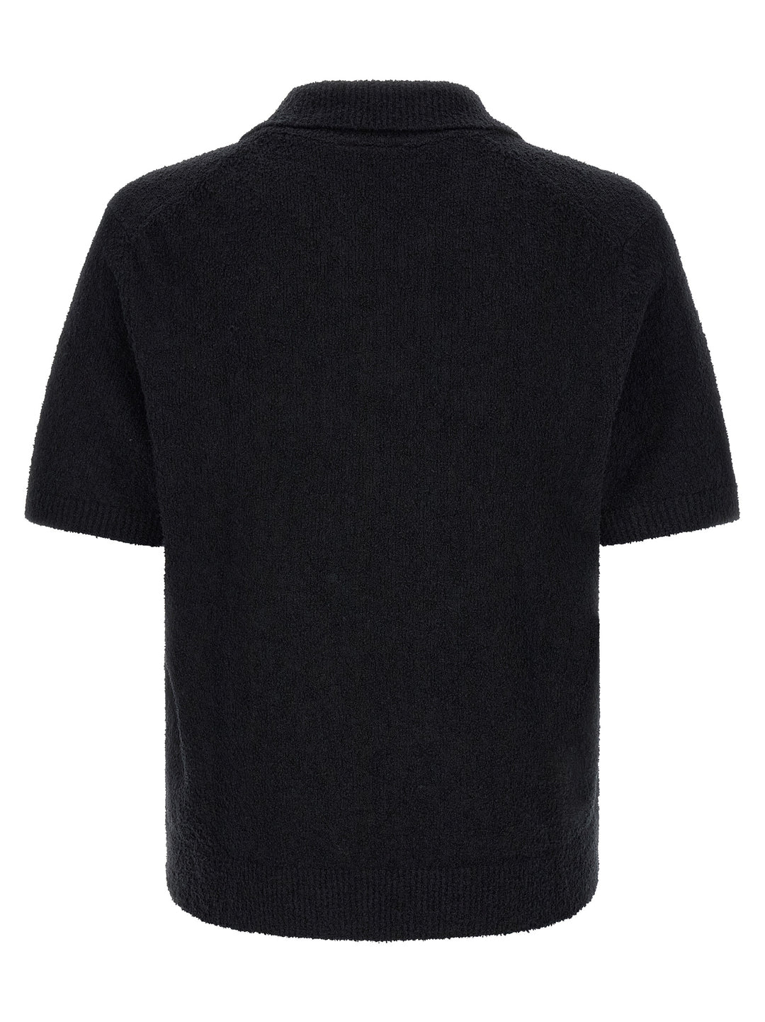 Lacoste Black Cotton Polo Shirt