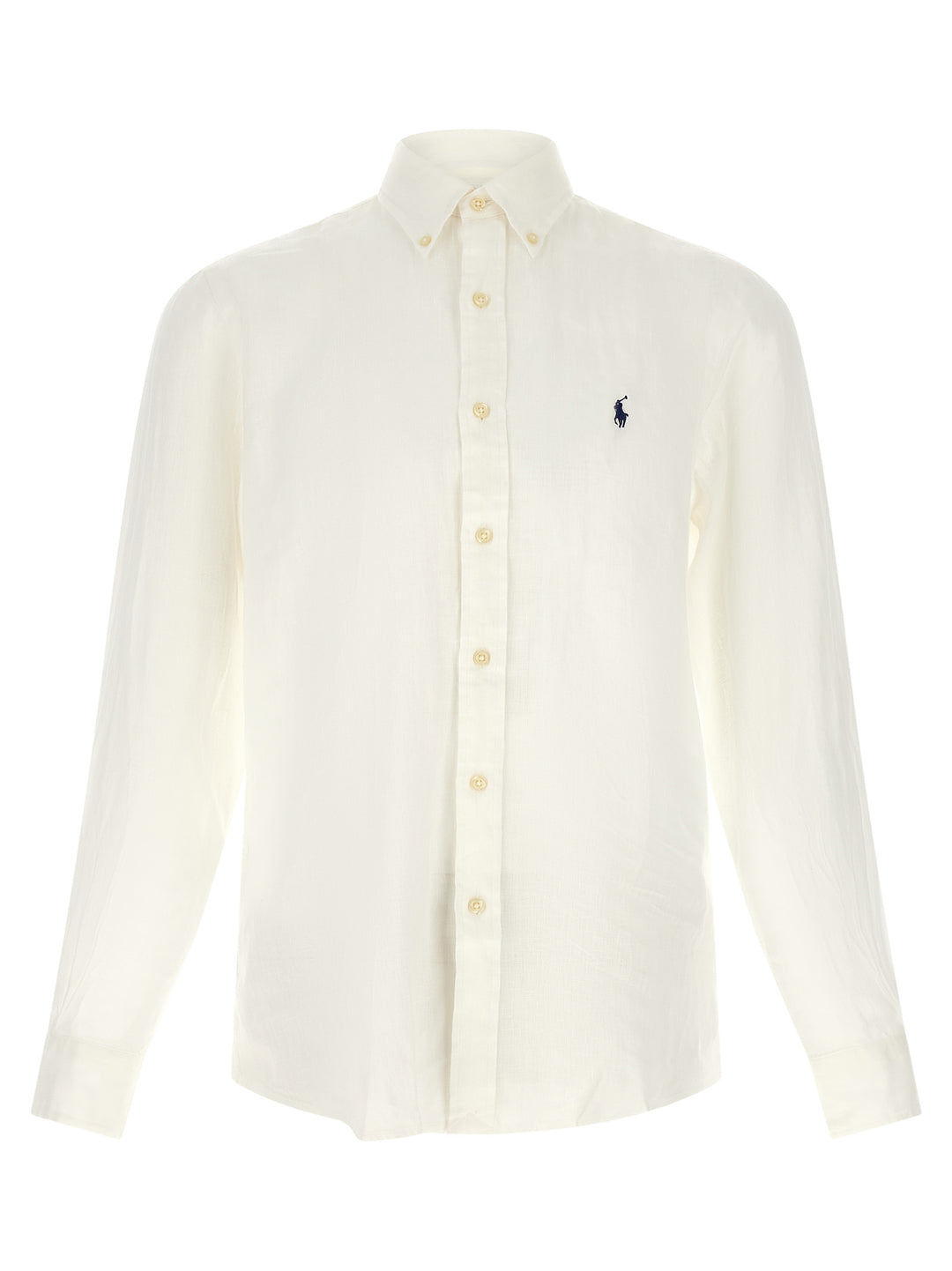 Polo Ralph Lauren White Linen Blouse