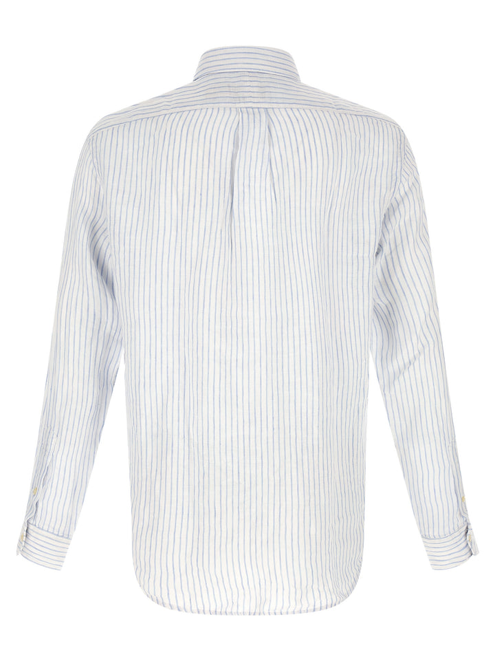 Polo Ralph Lauren Blue Linen Blouse