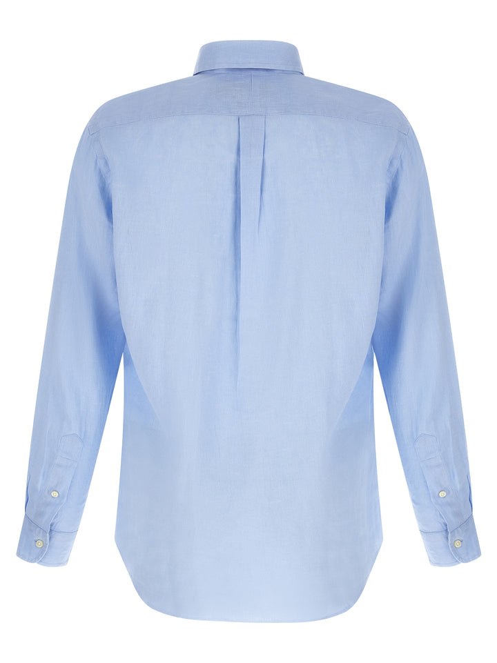 Polo Ralph Lauren Blue Linen Blouse