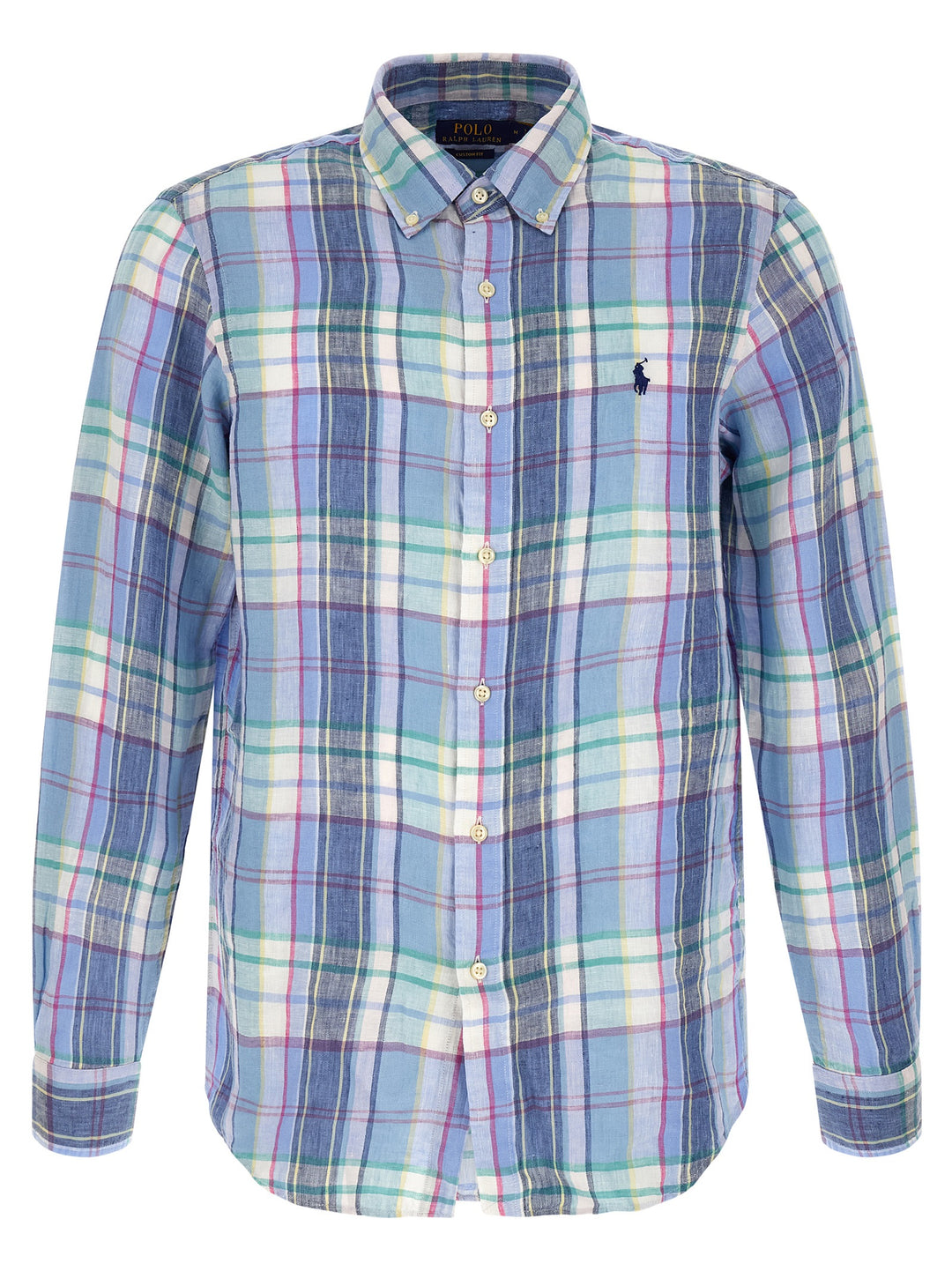 Polo Ralph Lauren Blue Linen Blouse