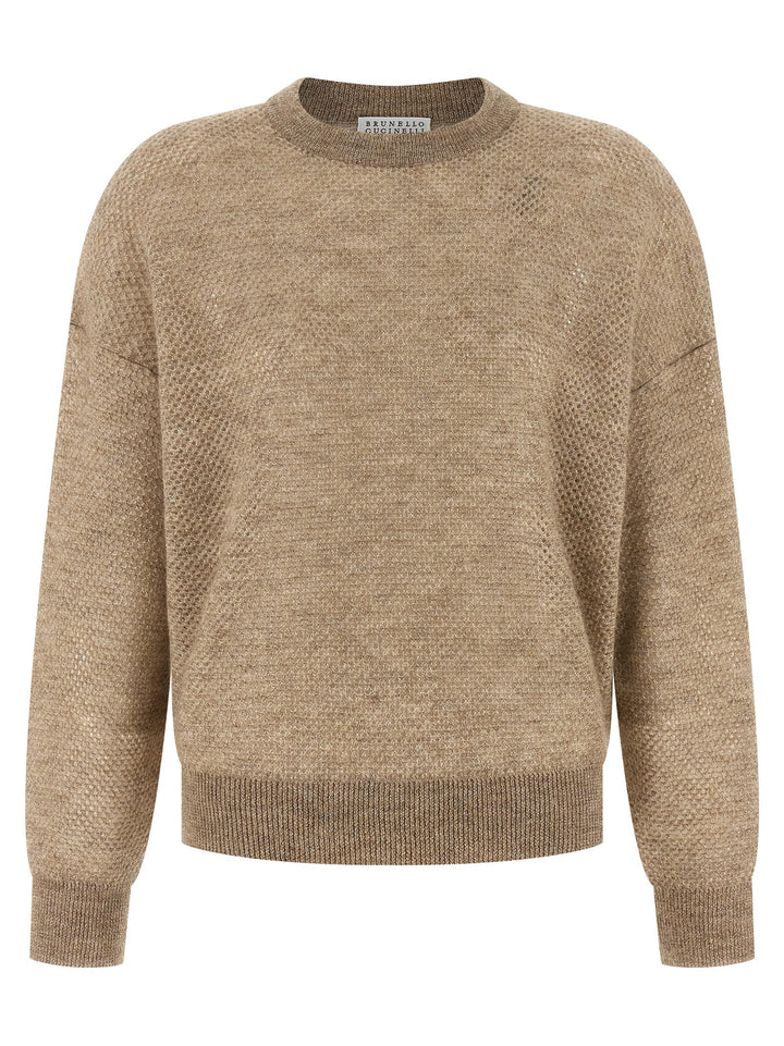 Brunello Cucinelli Beige Wool Cardigan