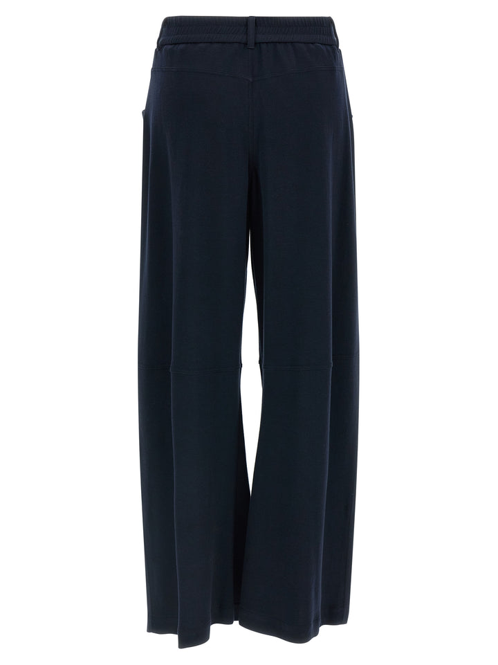 Brunello Cucinelli Blue Cotton Casual Pants