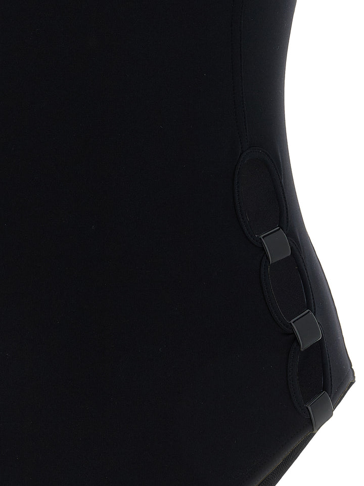Eres Black Polyamide One-Piece Swimsuit
