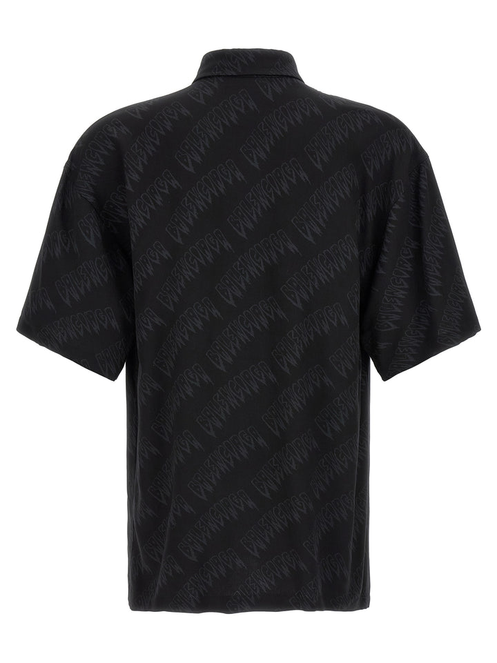 Balenciaga Black Viscose Blouse