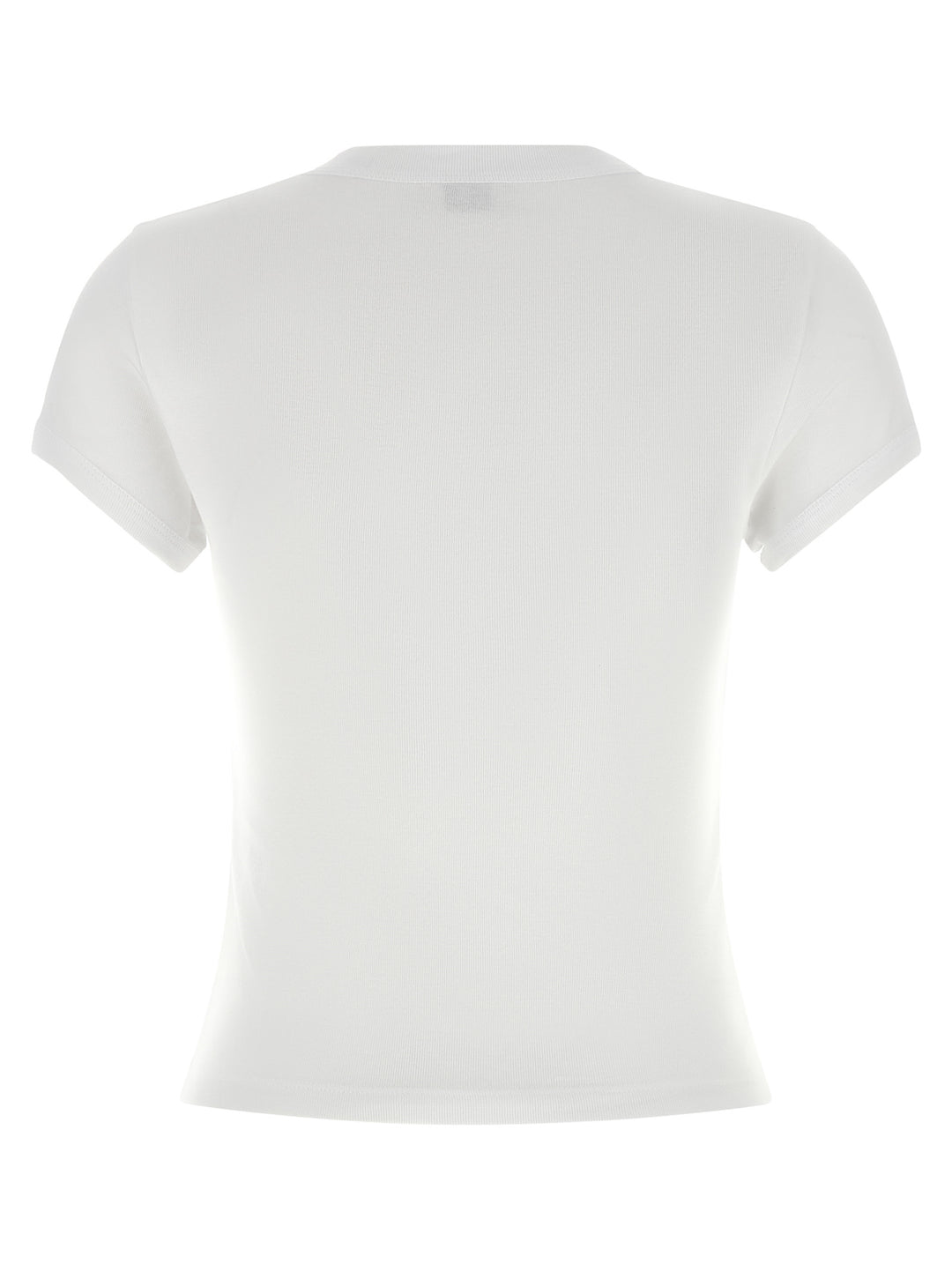 Saint Laurent White Cotton T-Shirt